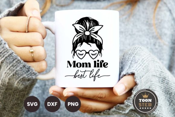 Mom Life Best Life SVG V2: A Versatile Graphic Design Asset for Crafts